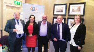 Pictured: Seamus Boland, IRL and Tara Farrell, Longford Women's Link and Board of IRL with Deputy Trevor O Clochartaigh, TD Deputy Margaret Murphy O'Mahony, TD and Deputy Danny Healy-Rae, TD