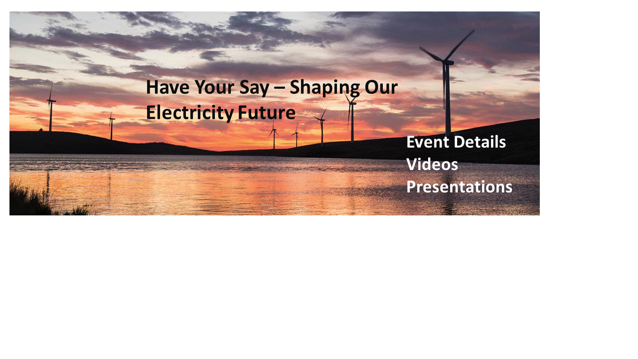 Have your say – Shaping Our Electricity Future